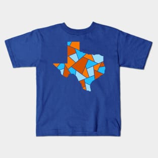 Texas Mosaic - Guadalupe Rafter Kids T-Shirt